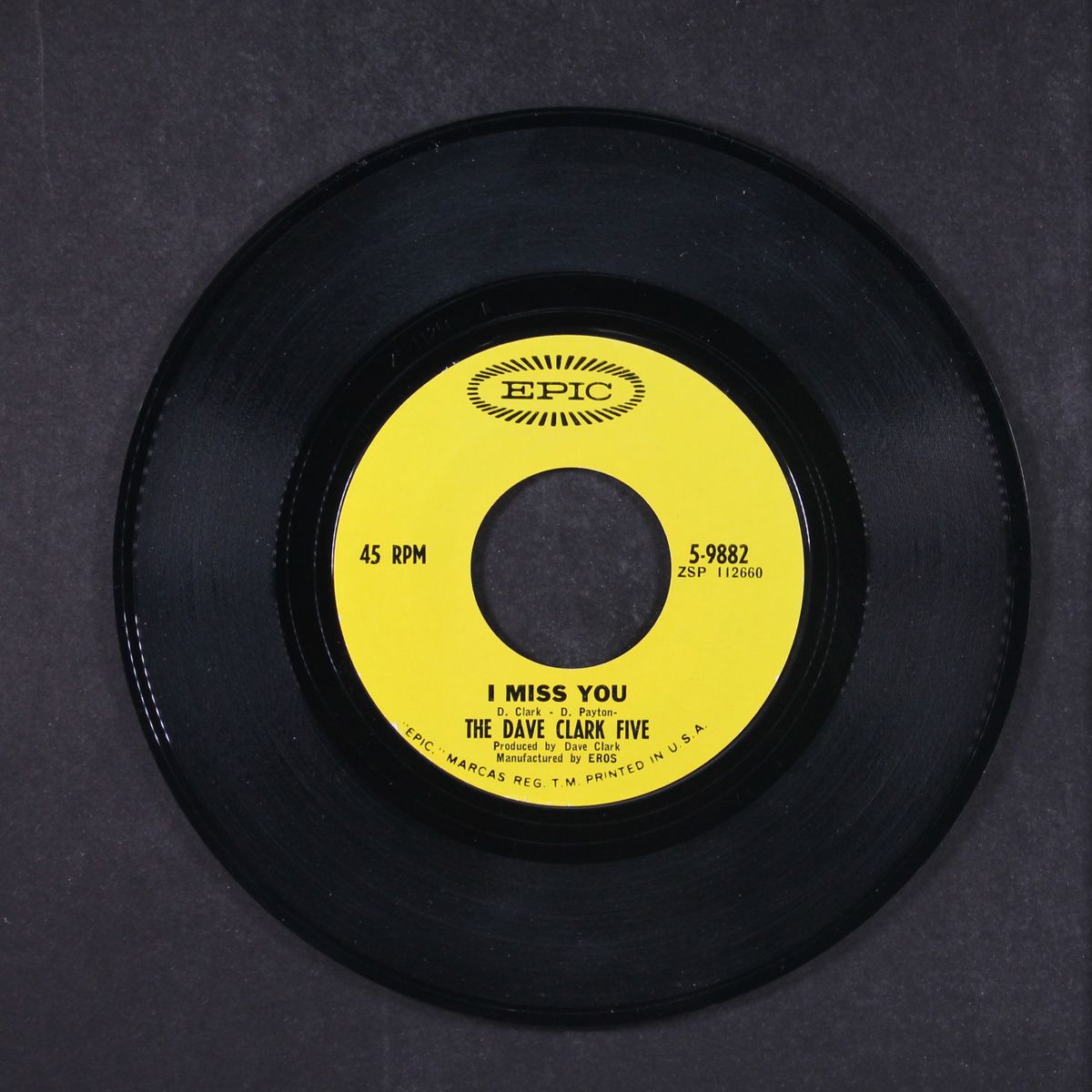 at the scene / i miss you by DAVE CLARK FIVE
