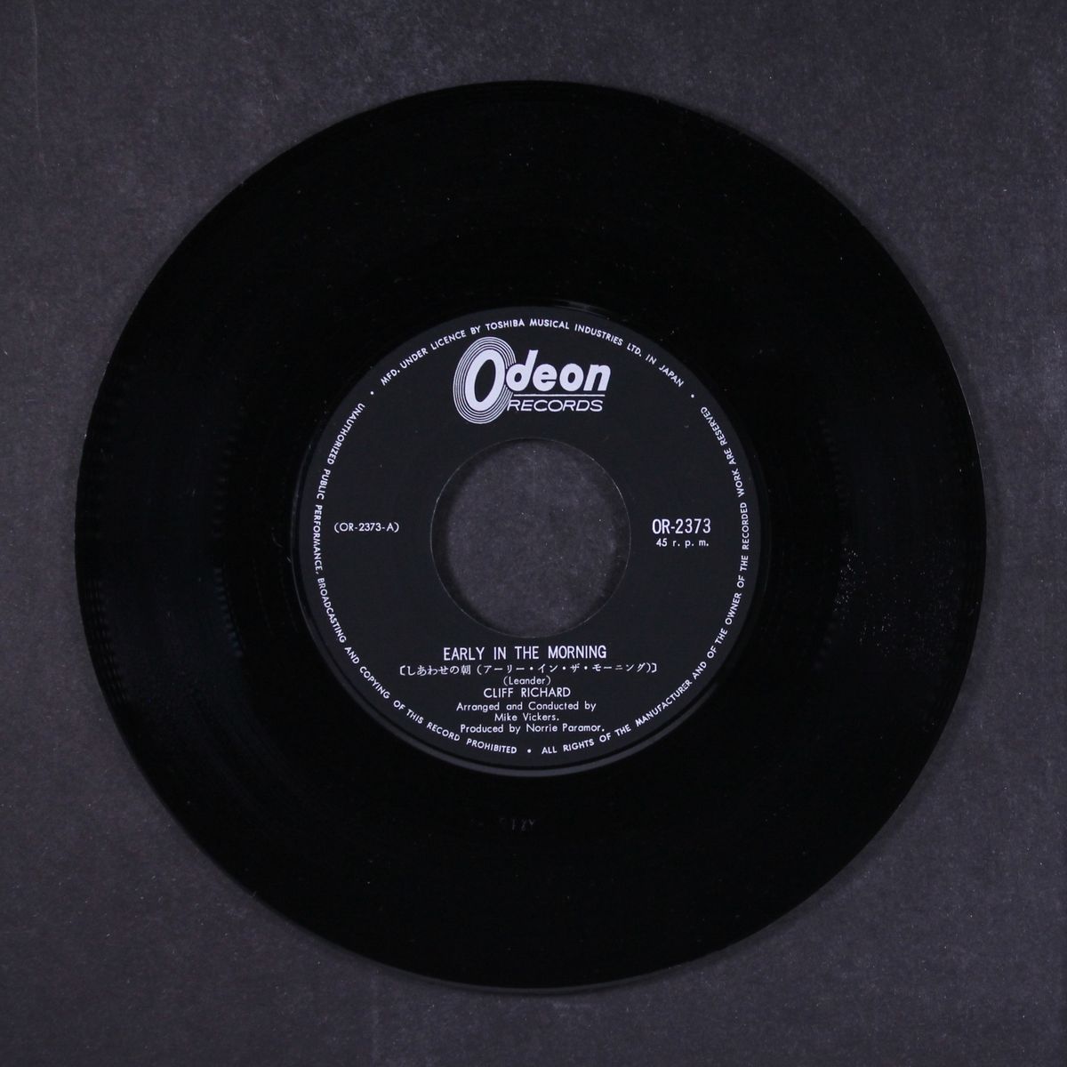 early in the morning / ooh la la by CLIFF RICHARD