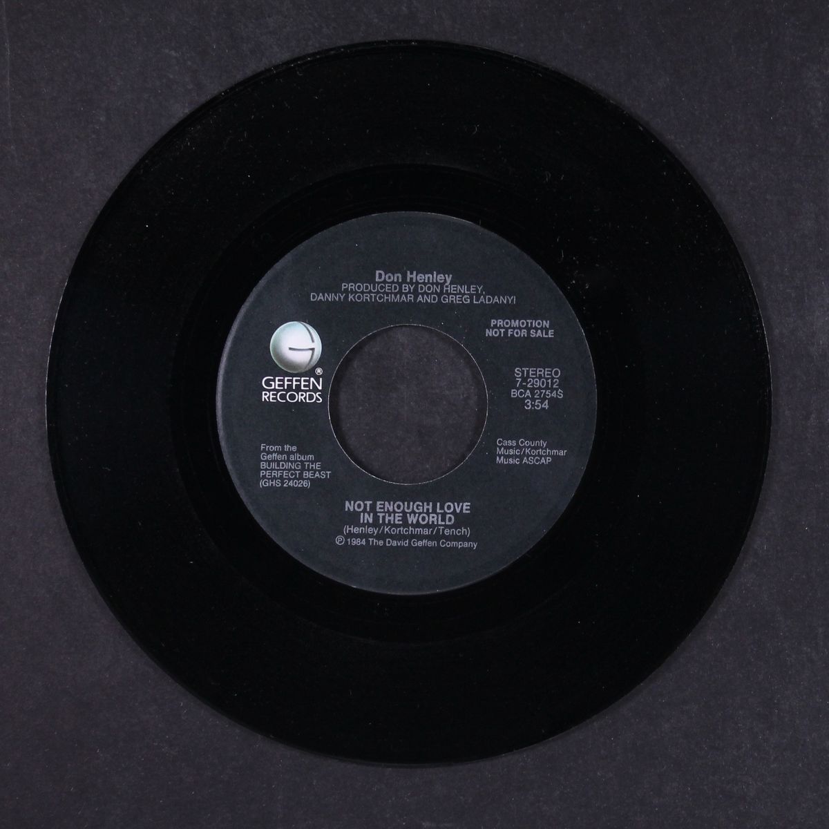 not enough love in the world / same by DON HENLEY