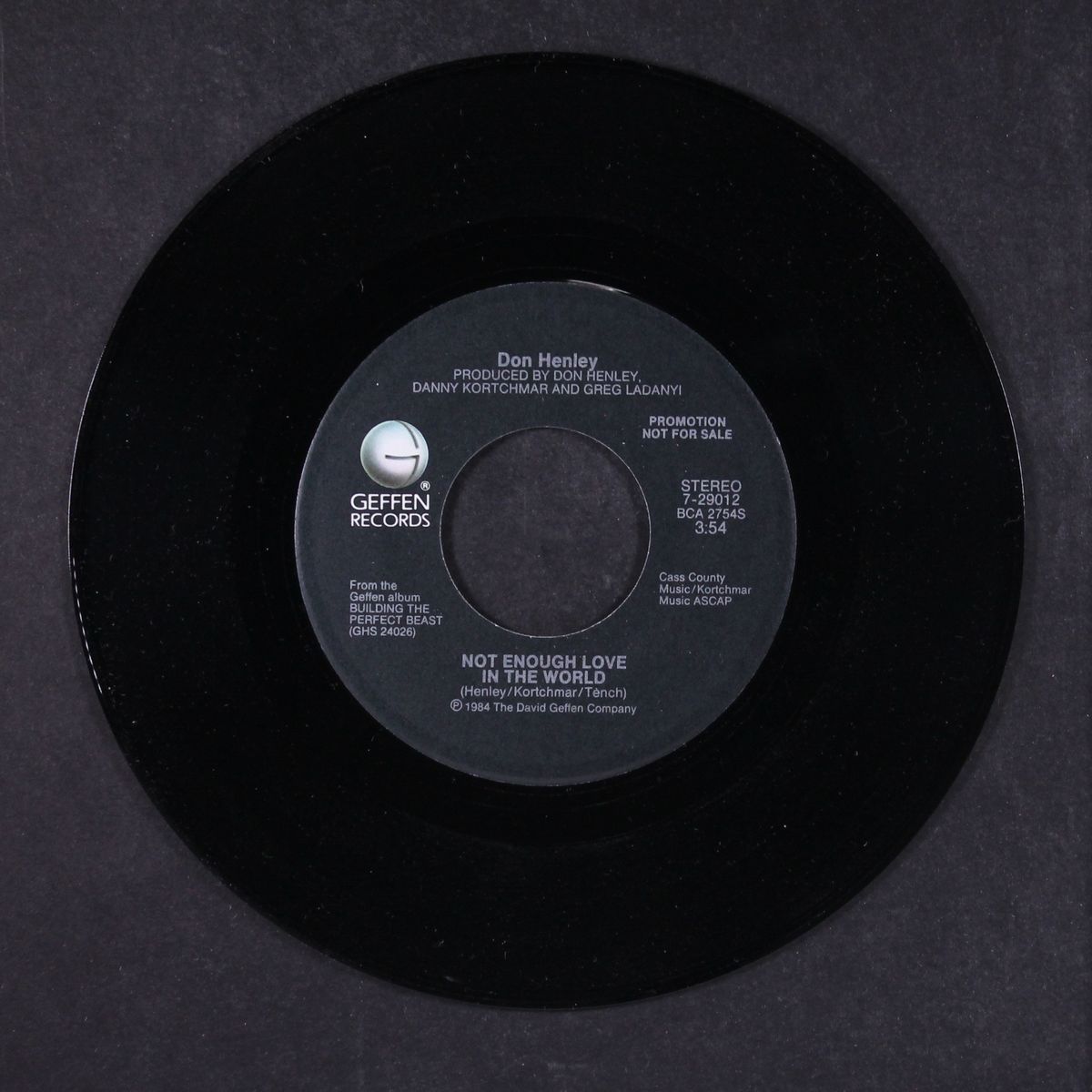 not enough love in the world / same by DON HENLEY