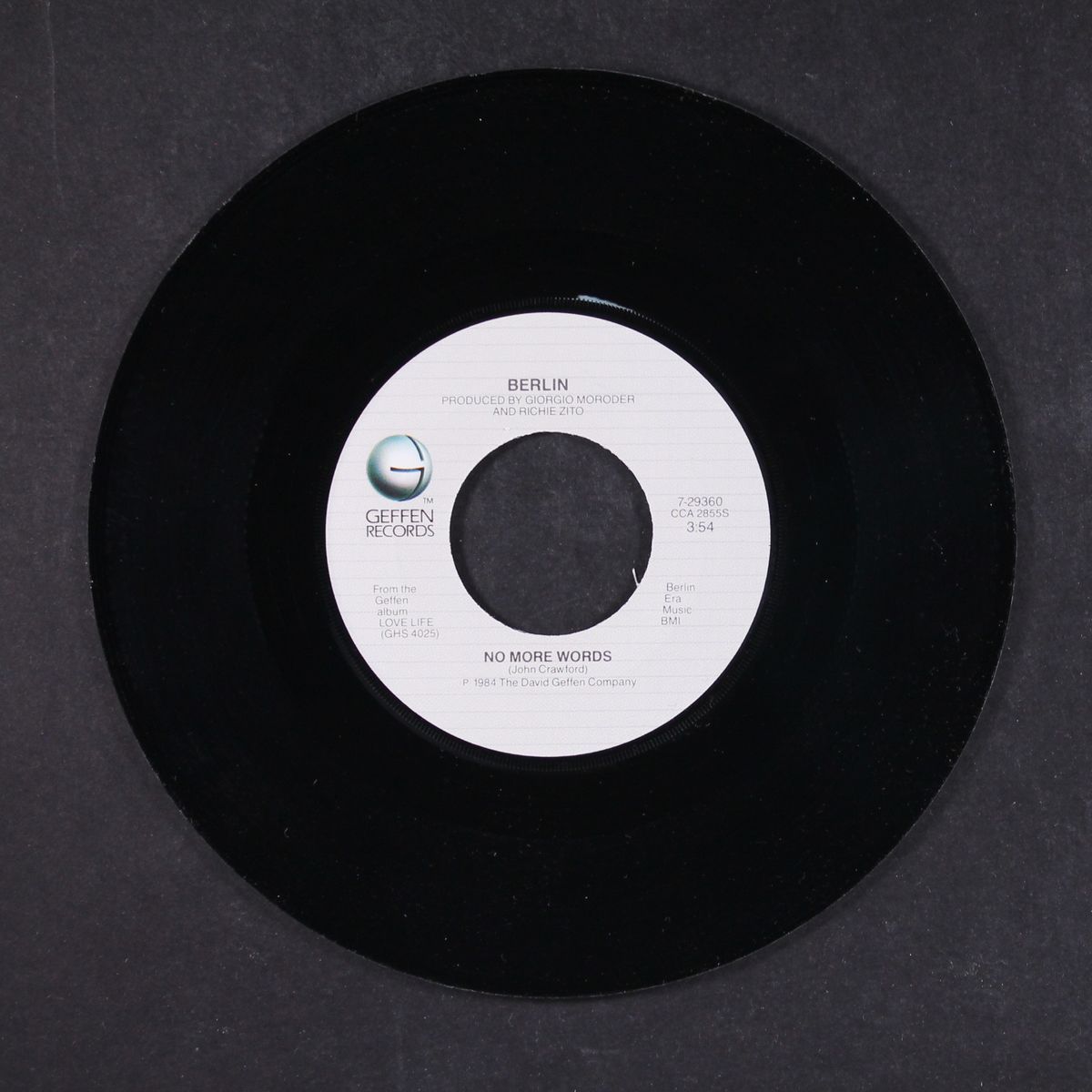 no more words / rumor of love by BERLIN