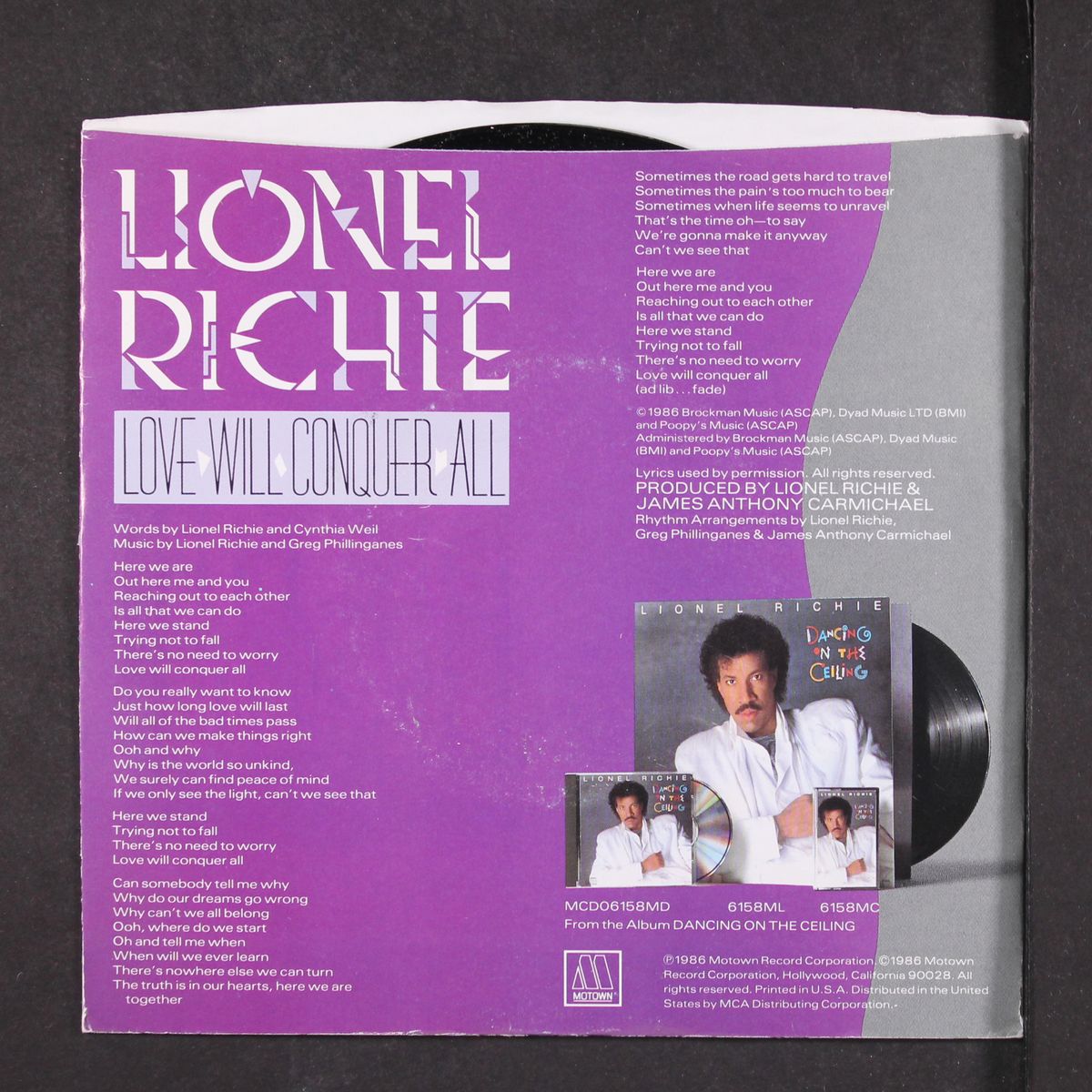 love will conquer all by LIONEL RICHIE