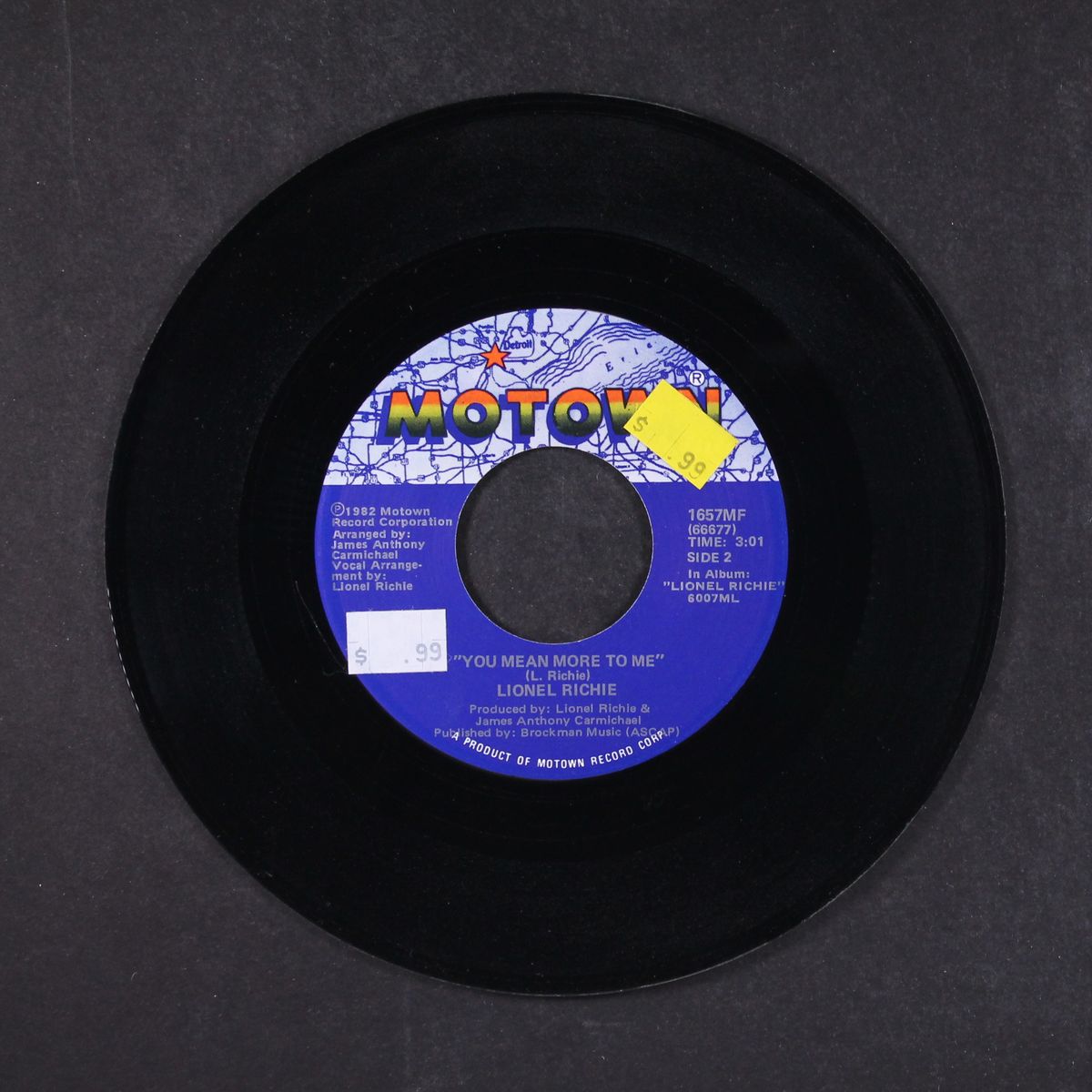 you are / you mean more to me by LIONEL RICHIE