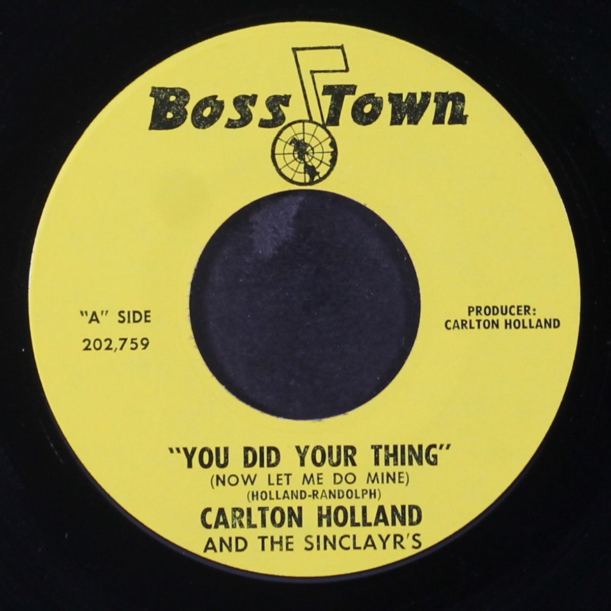 moon shot / you did your thing by CARLTON HOLLAND & SINCLAYR'S