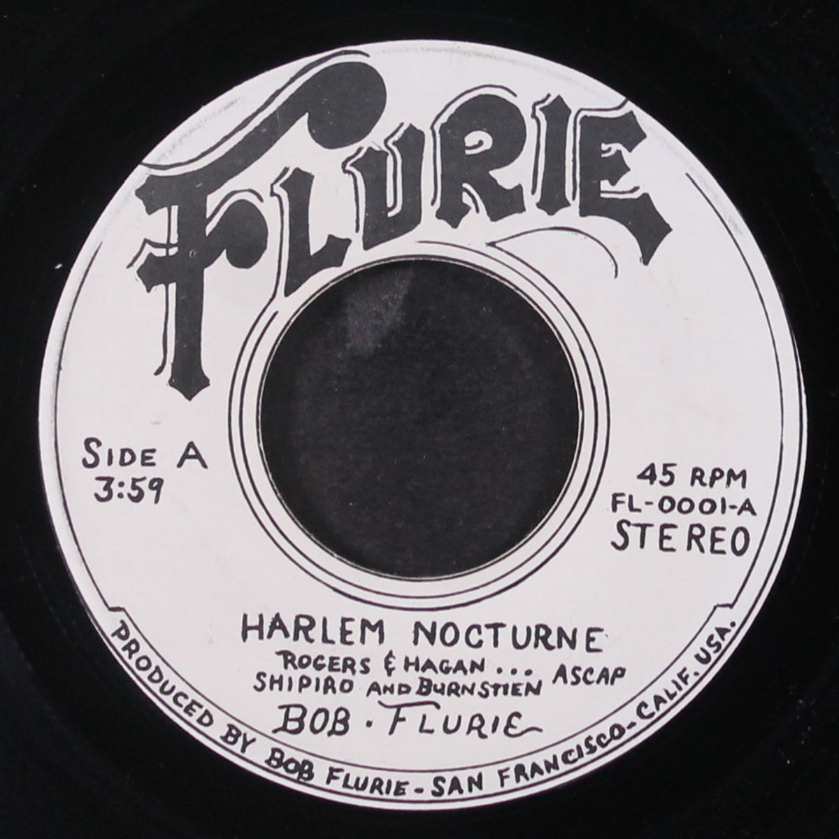 harlem nocturne / anybody's fool by BOB FLURIE