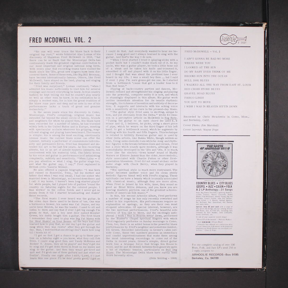 vol. 2 by FRED MCDOWELL
