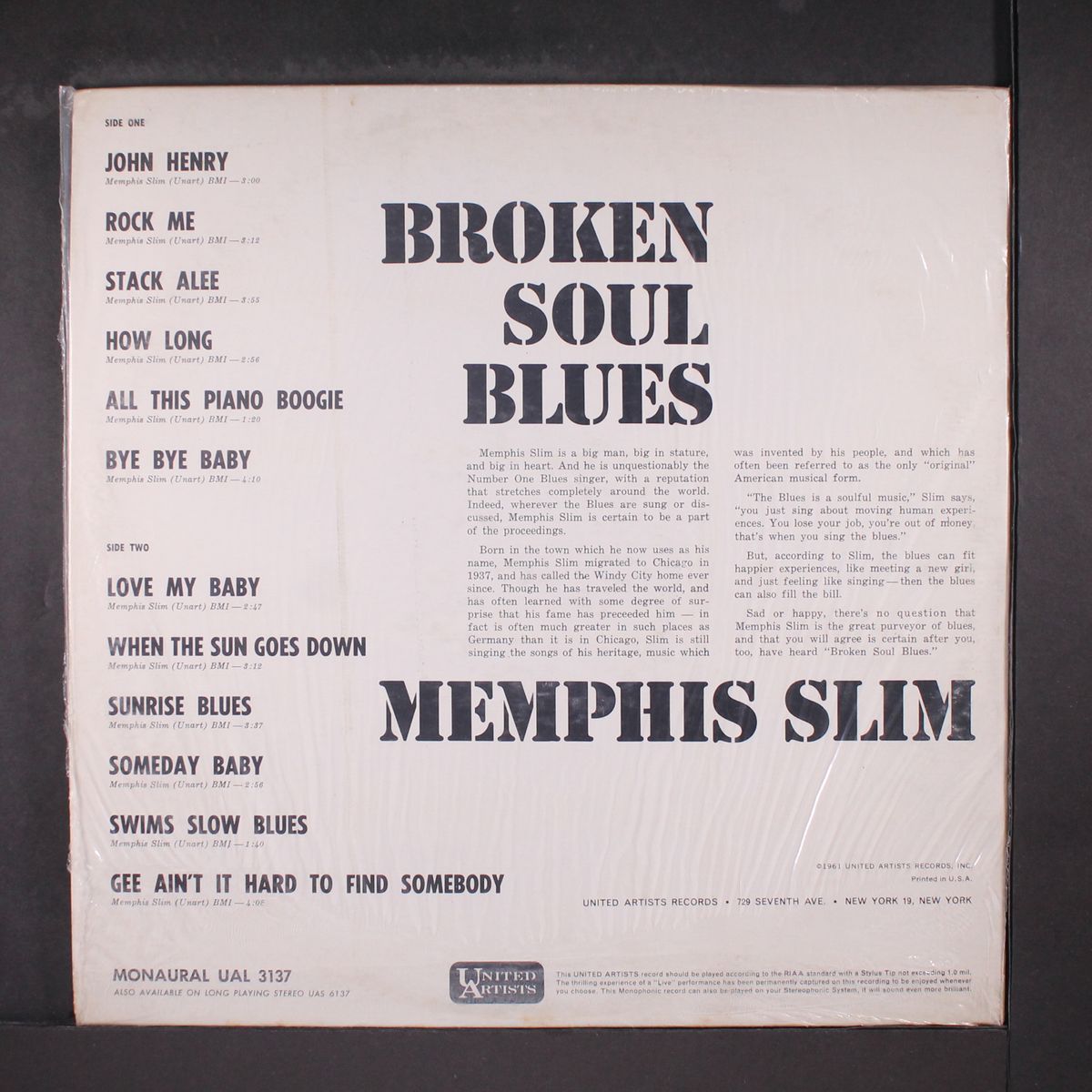 broken soul blues by MEMPHIS SLIM