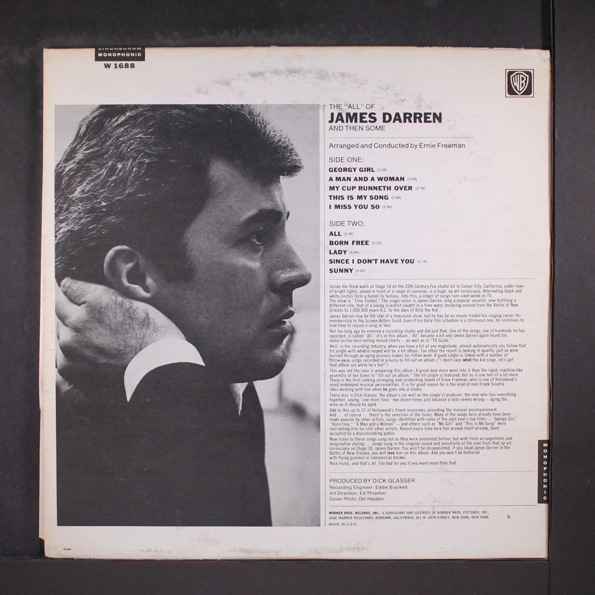 all by JAMES DARREN