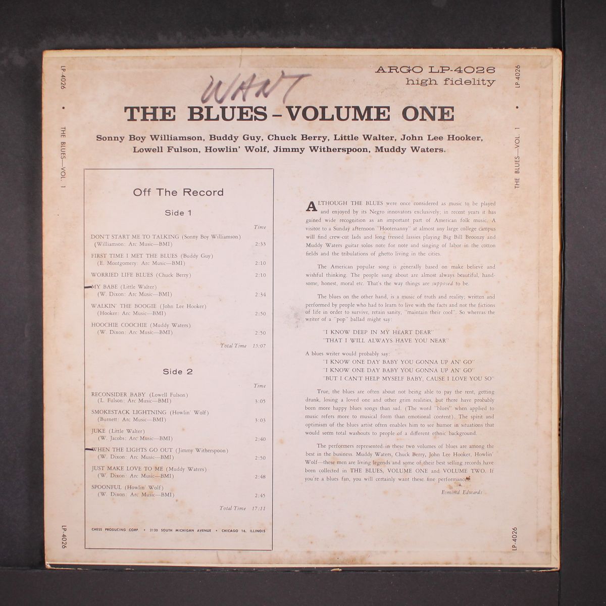 the blues, vol. 1 by VARIOUS