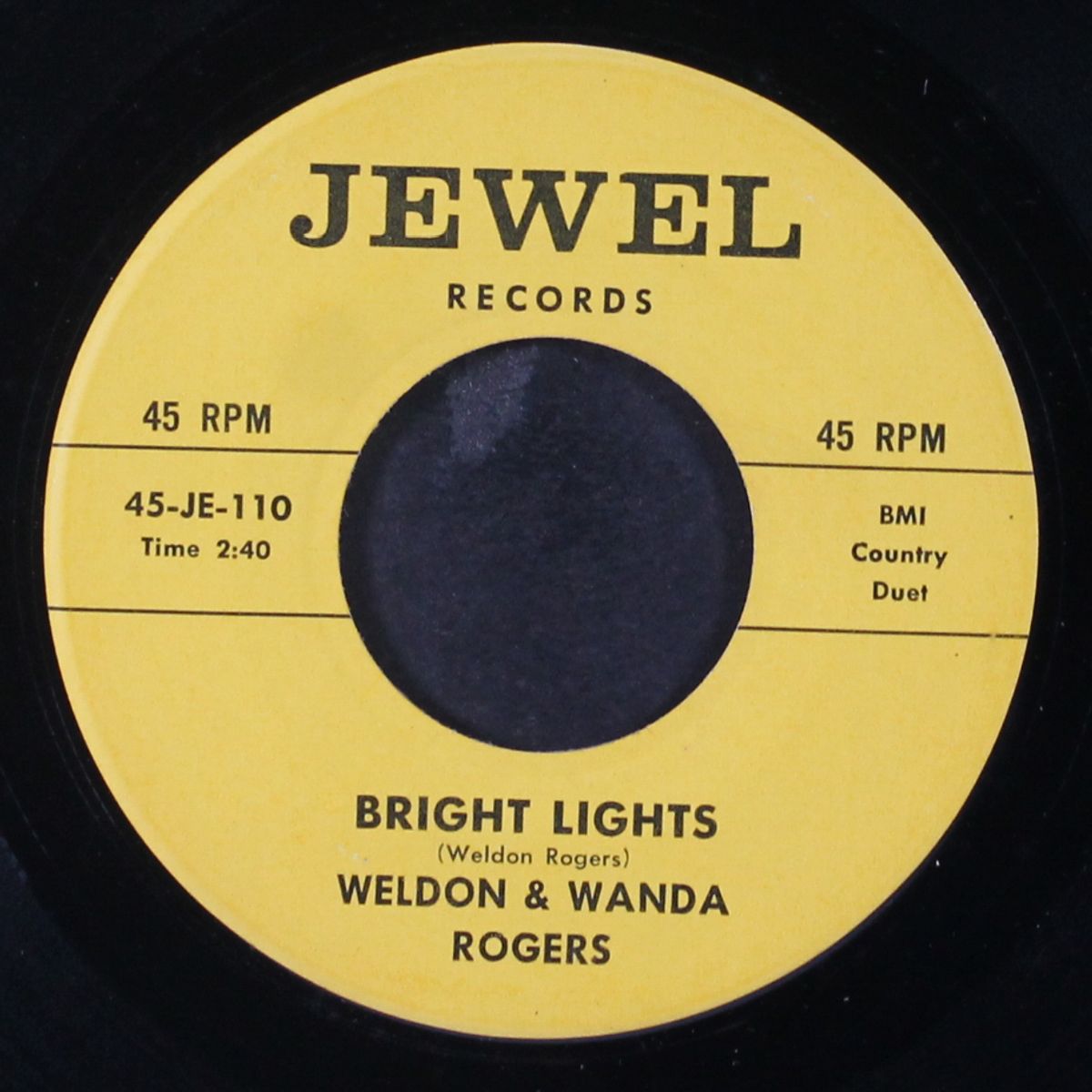 that was in the deal / bright lights by WELDON & WANDA ROGERS