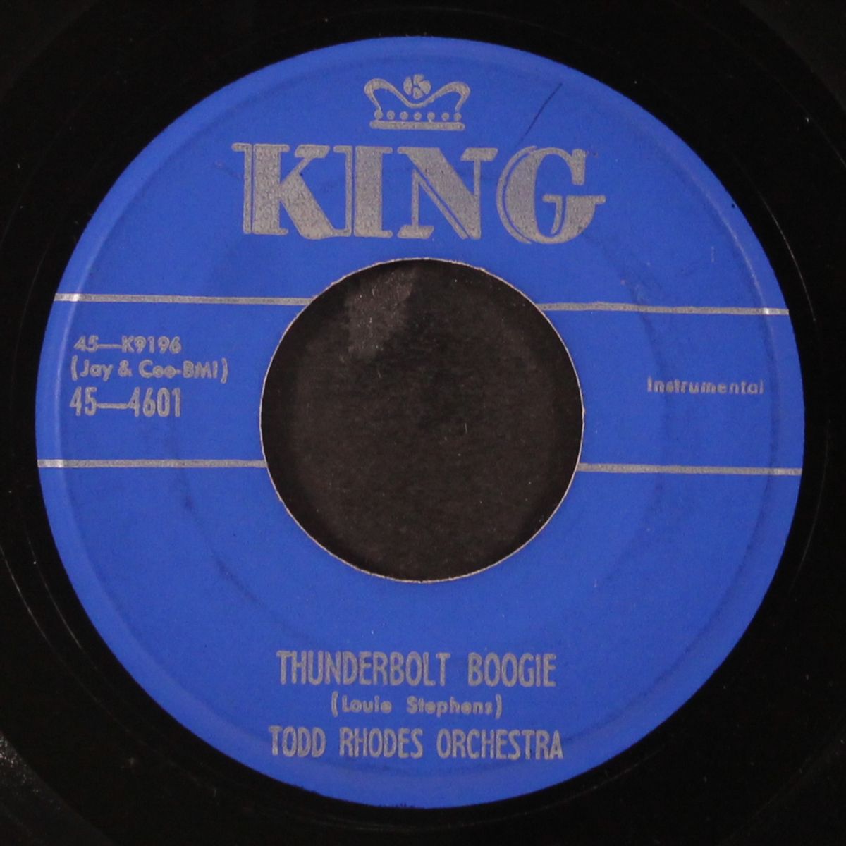 lost child / thunderbolt boogie by TODD RHODES & LAVERN BAKER
