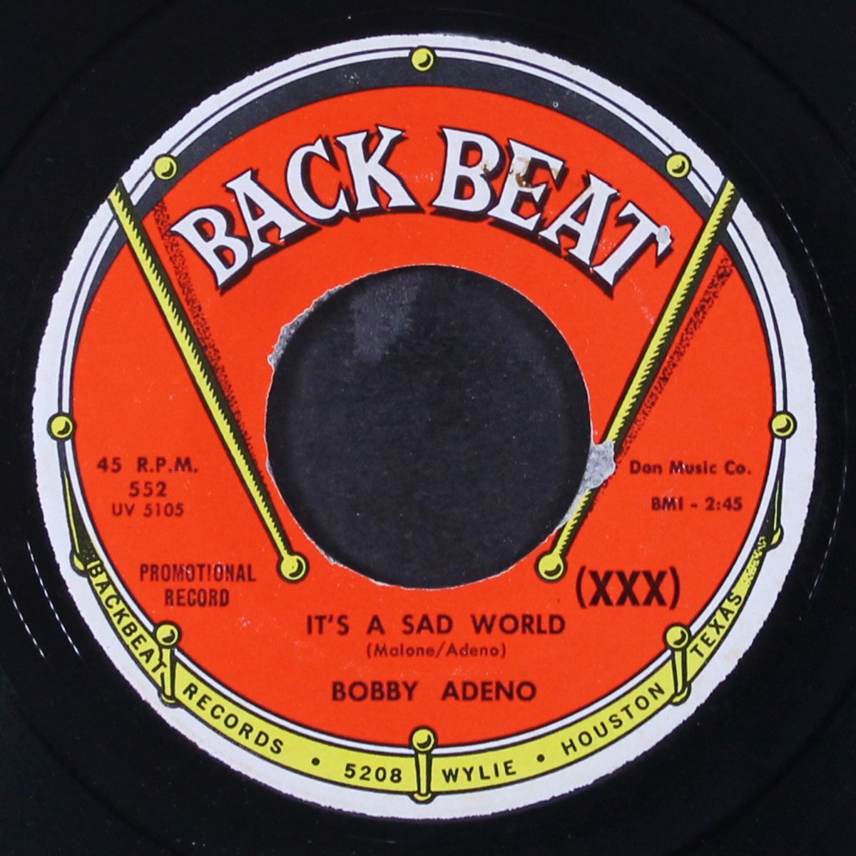 the hands of time / it's a sad world by BOBBY ADENO