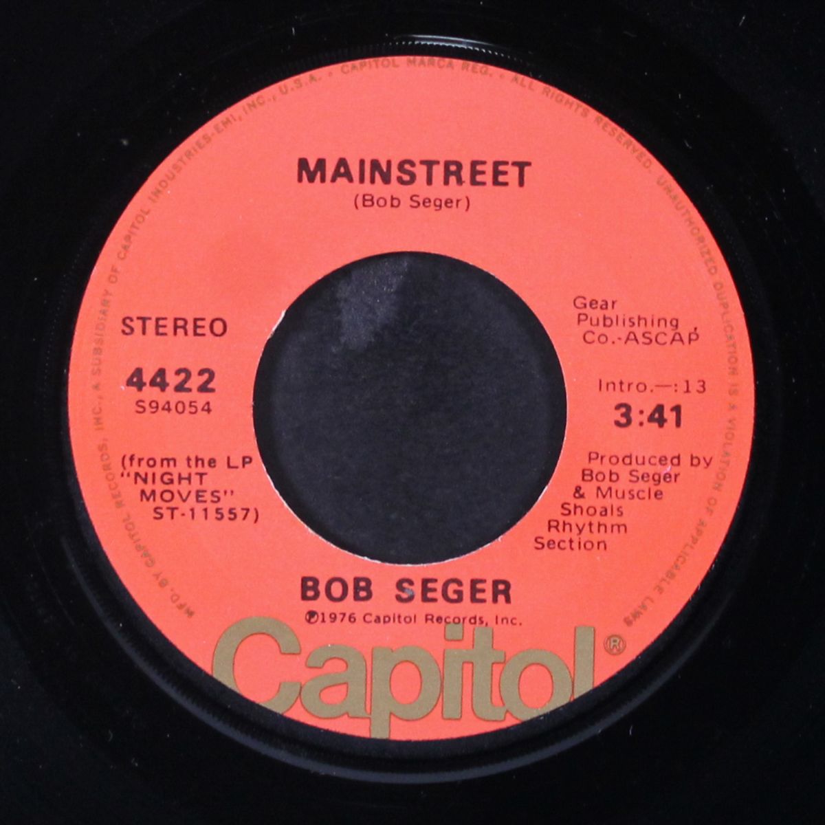 mainstreet / jody girl by BOB SEGER