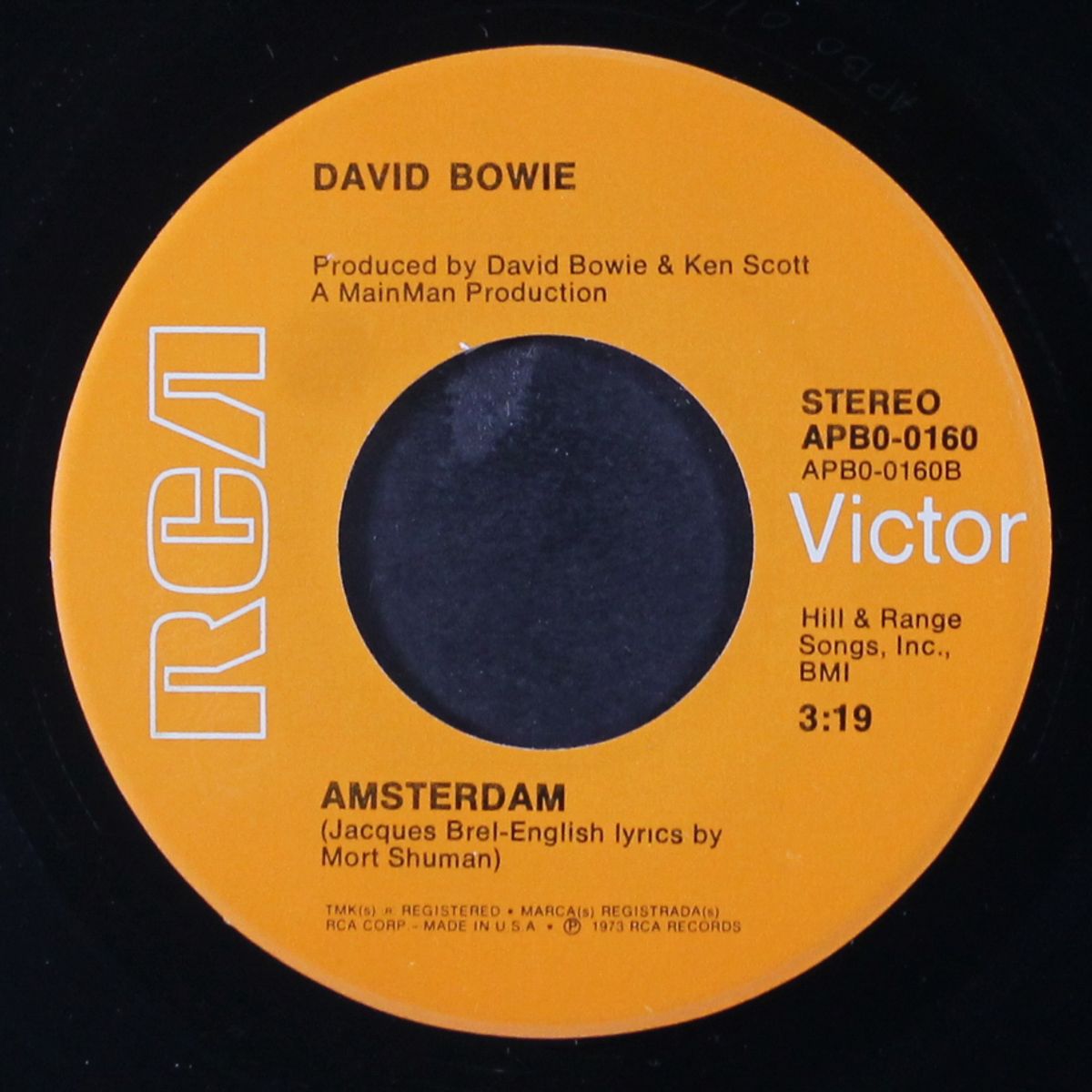 sorrow / amsterdam by DAVID BOWIE