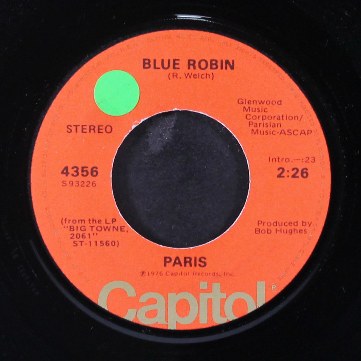 big towne, 2061 / blue robin by PARIS