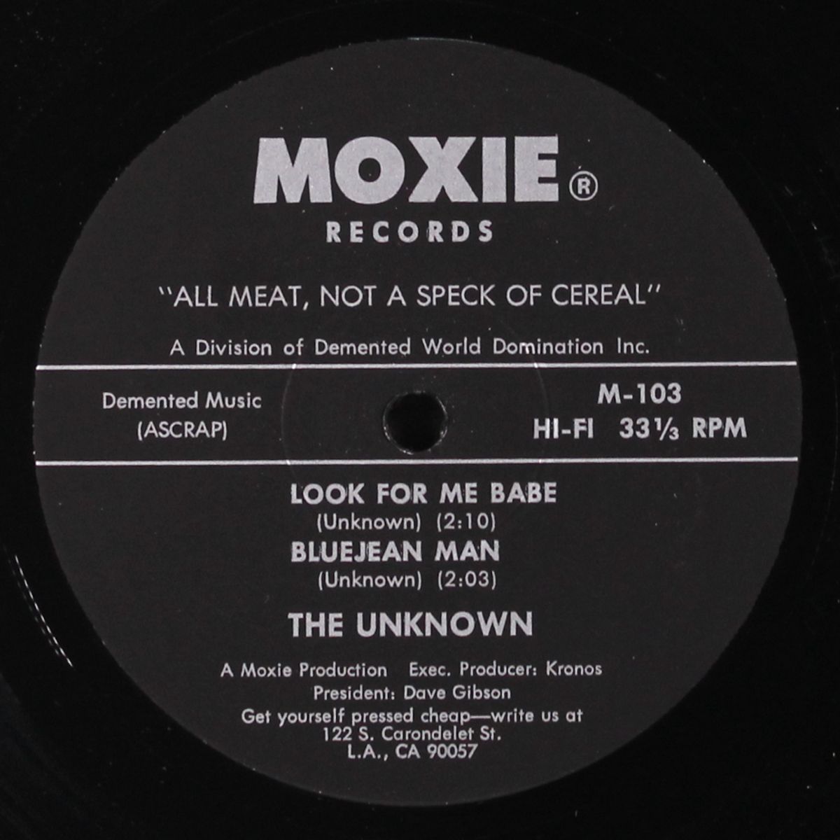 look for me babe / bluejean man by UNKNOWN