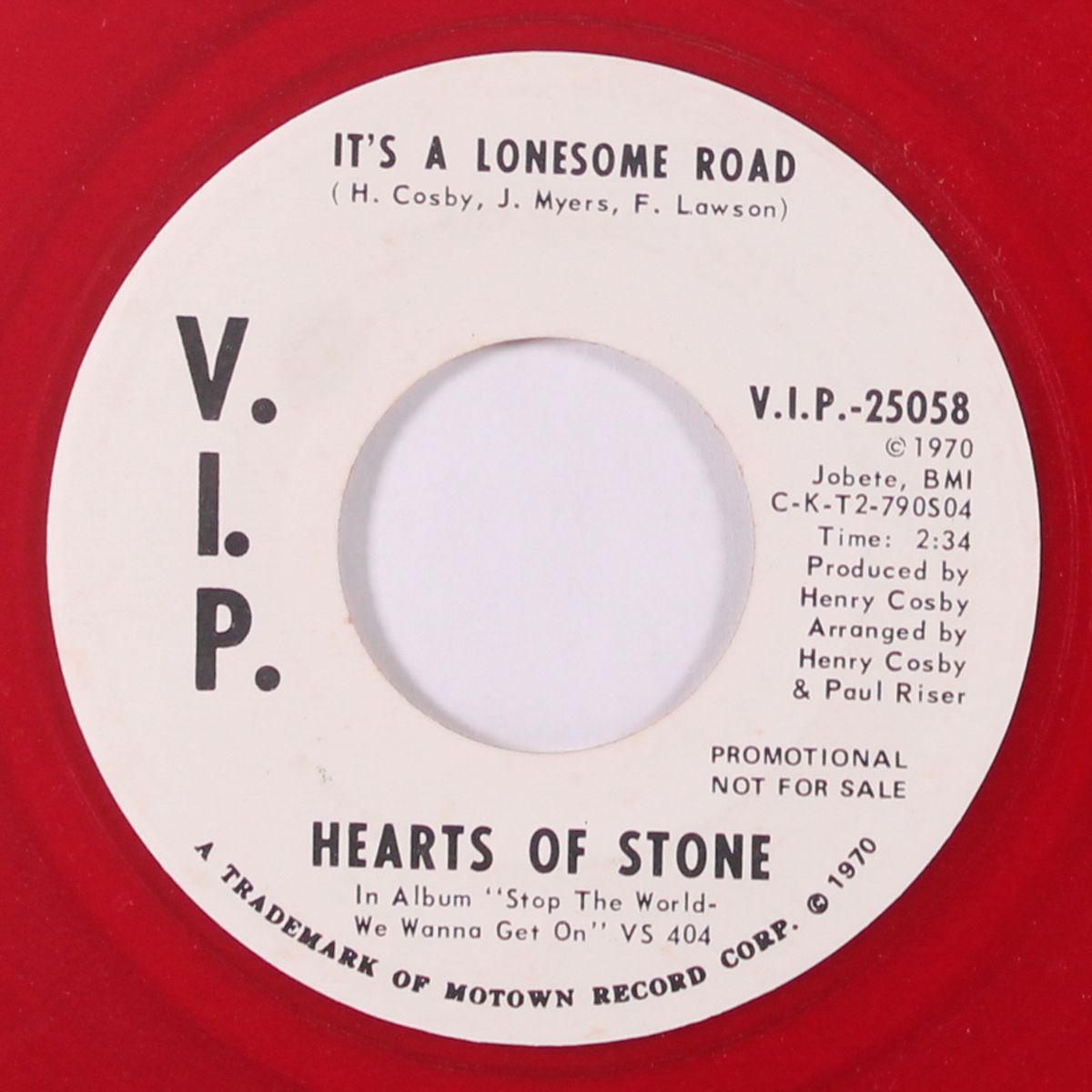 it's a lonesome road / same by HEARTS OF STONE