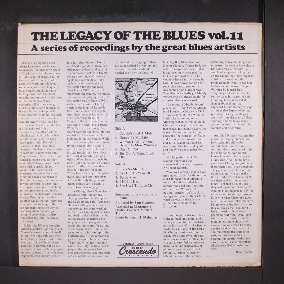 legacy of the blues, vol. 11 by SUNNYLAND SLIM