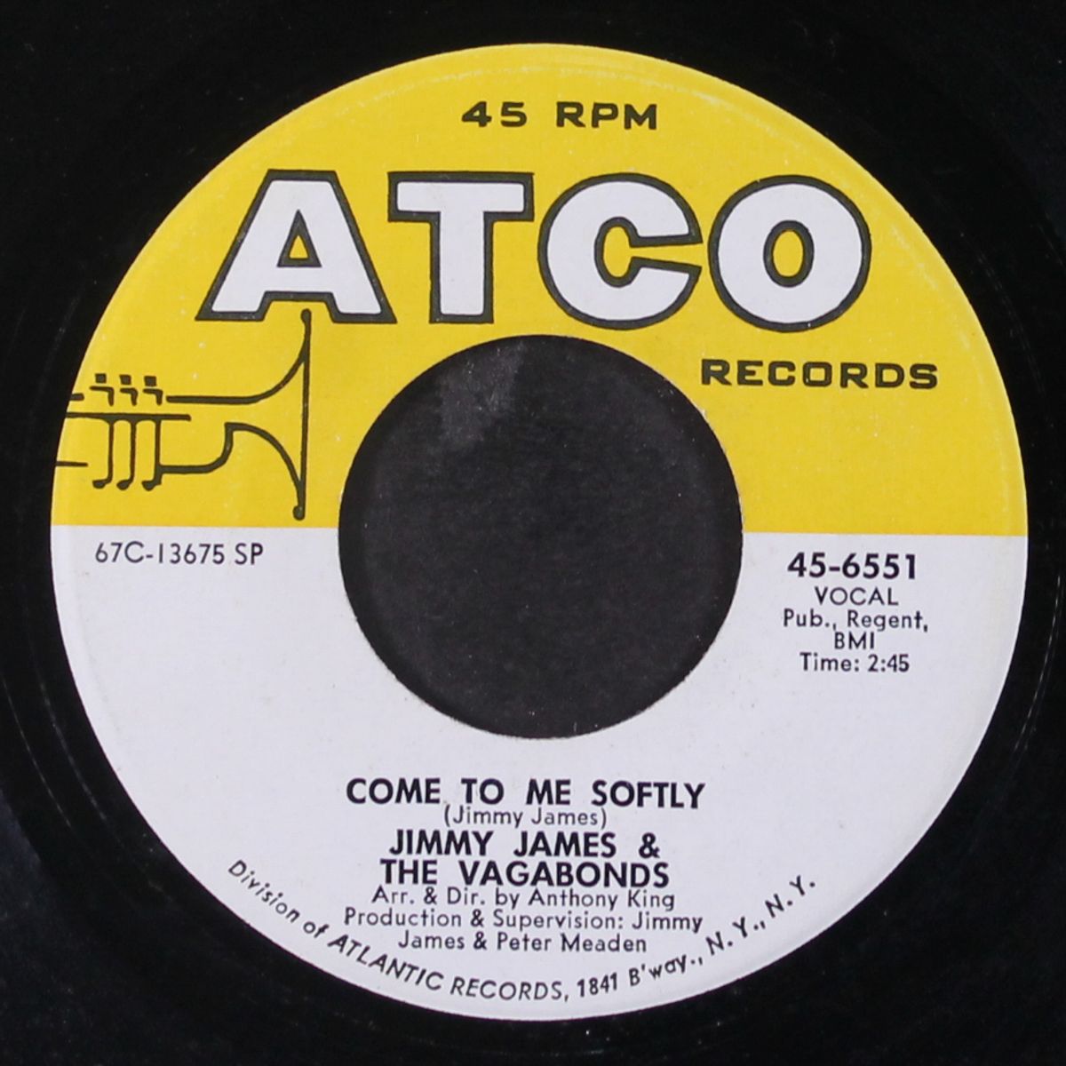 come to me softly by JIMMY JAMES & VAGABONDS