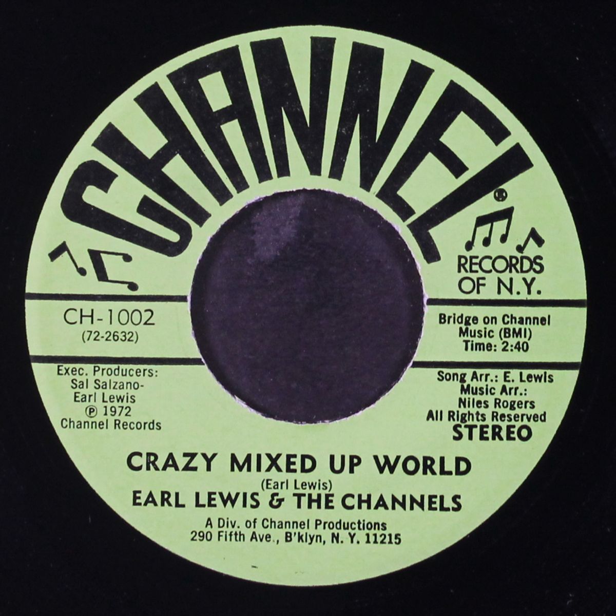 you got what it takes / crazy mixed up world by EARL LEWIS & CHANNELS