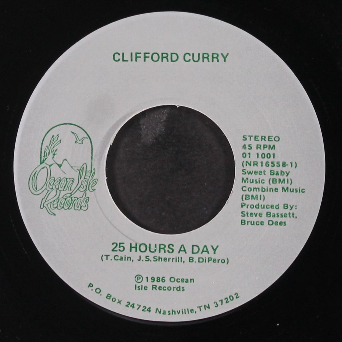 mr. lonely / 25 hours a day by CLIFFORD CURRY