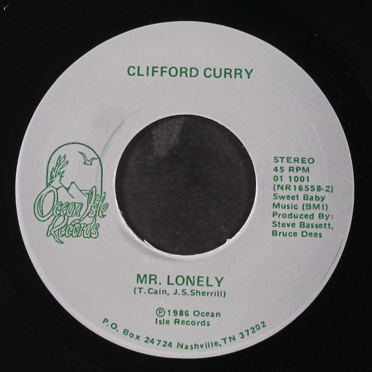 mr. lonely / 25 hours a day by CLIFFORD CURRY