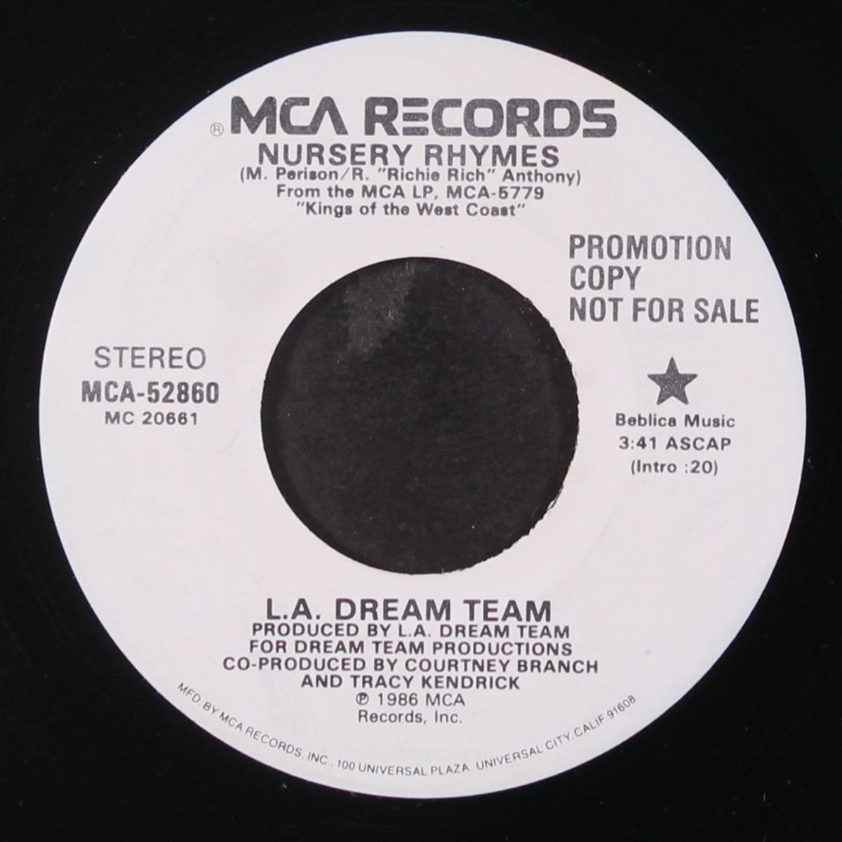 nursery rhymes / same by L.A. DREAM TEAM
