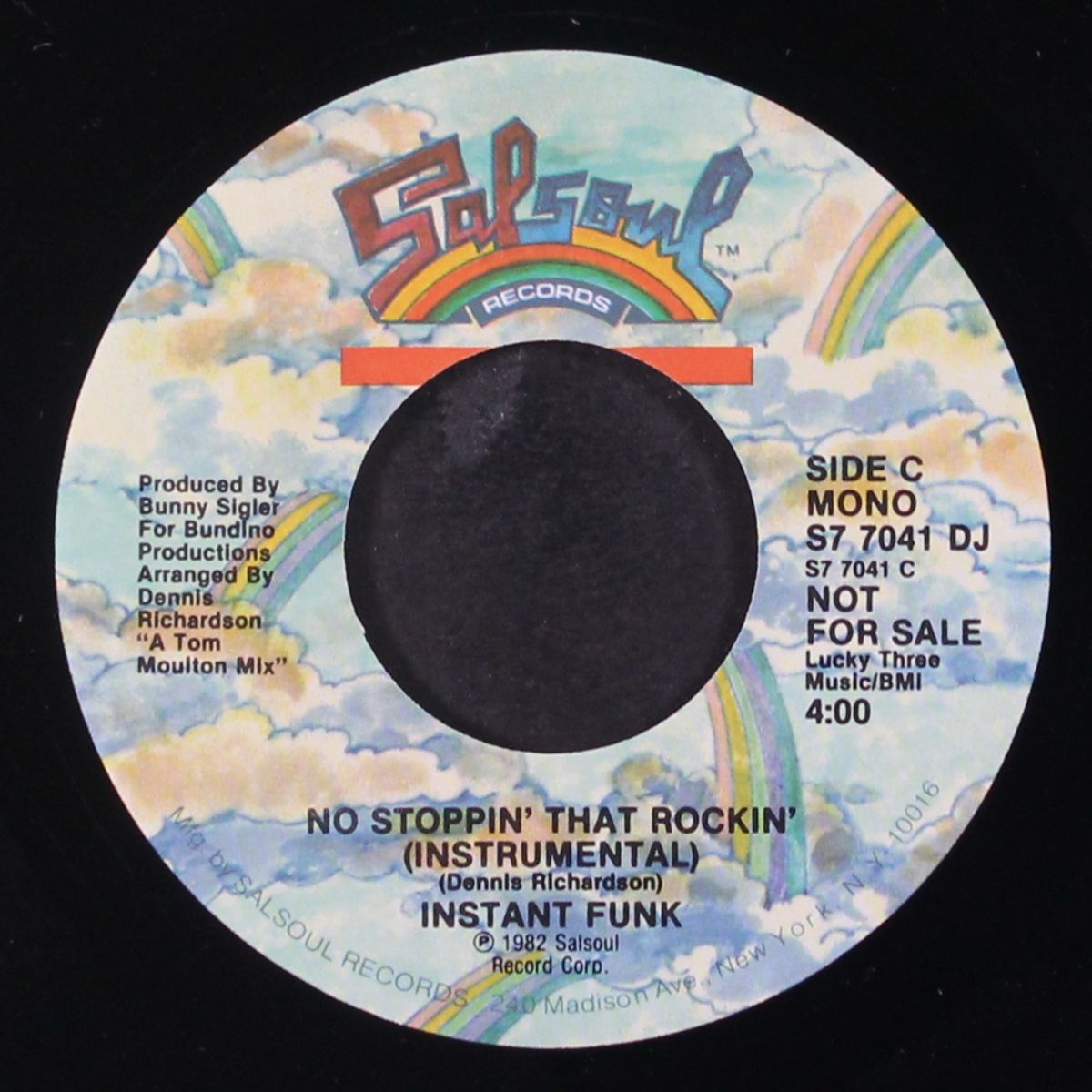 no stoppin' that rockin' / instro by INSTANT FUNK