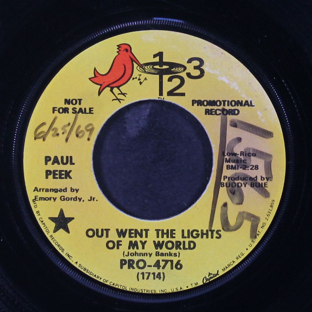 out went the lights of my world / sweet lorraine by PAUL PEEK
