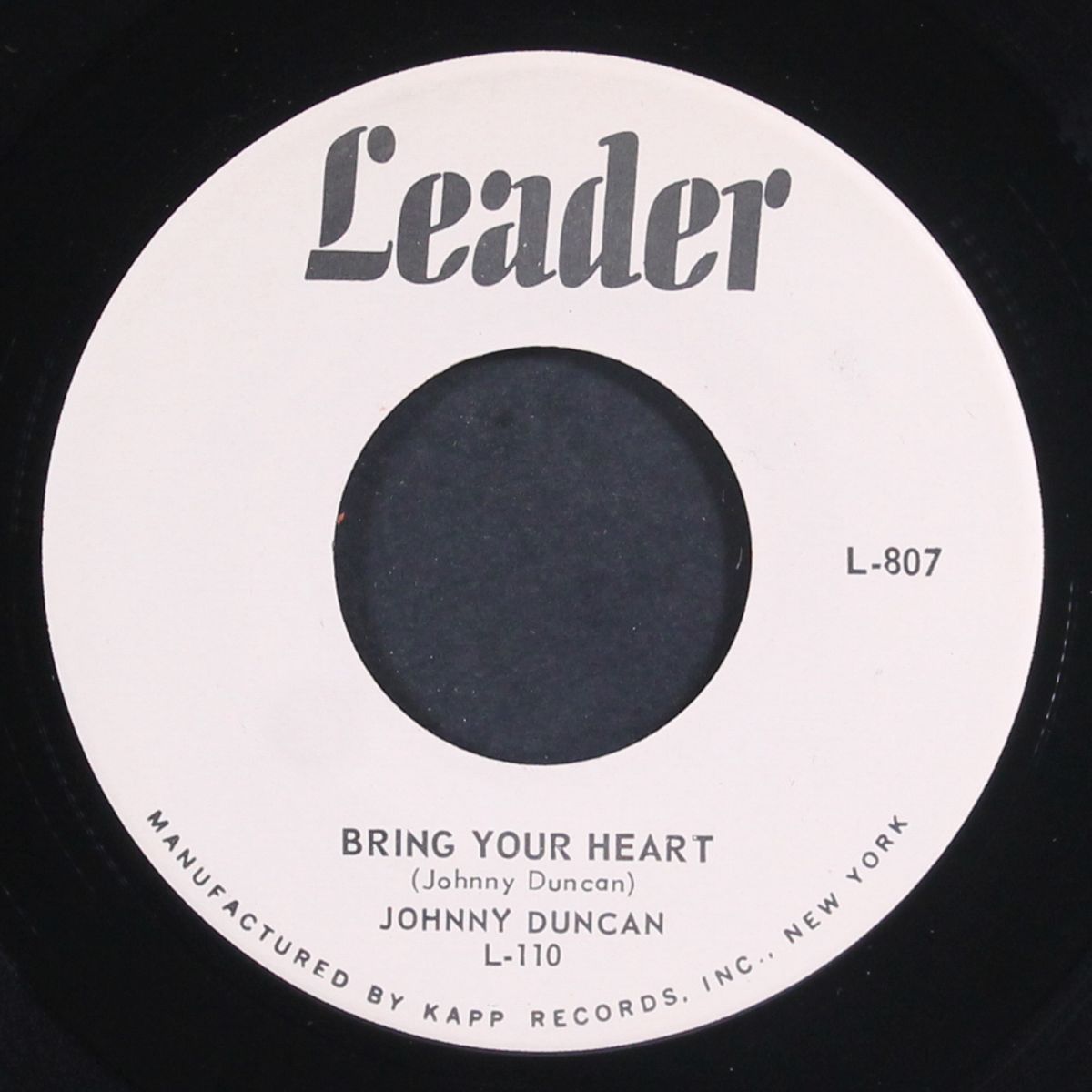 hot sunshine / bring your heart by JOHNNY DUNCAN