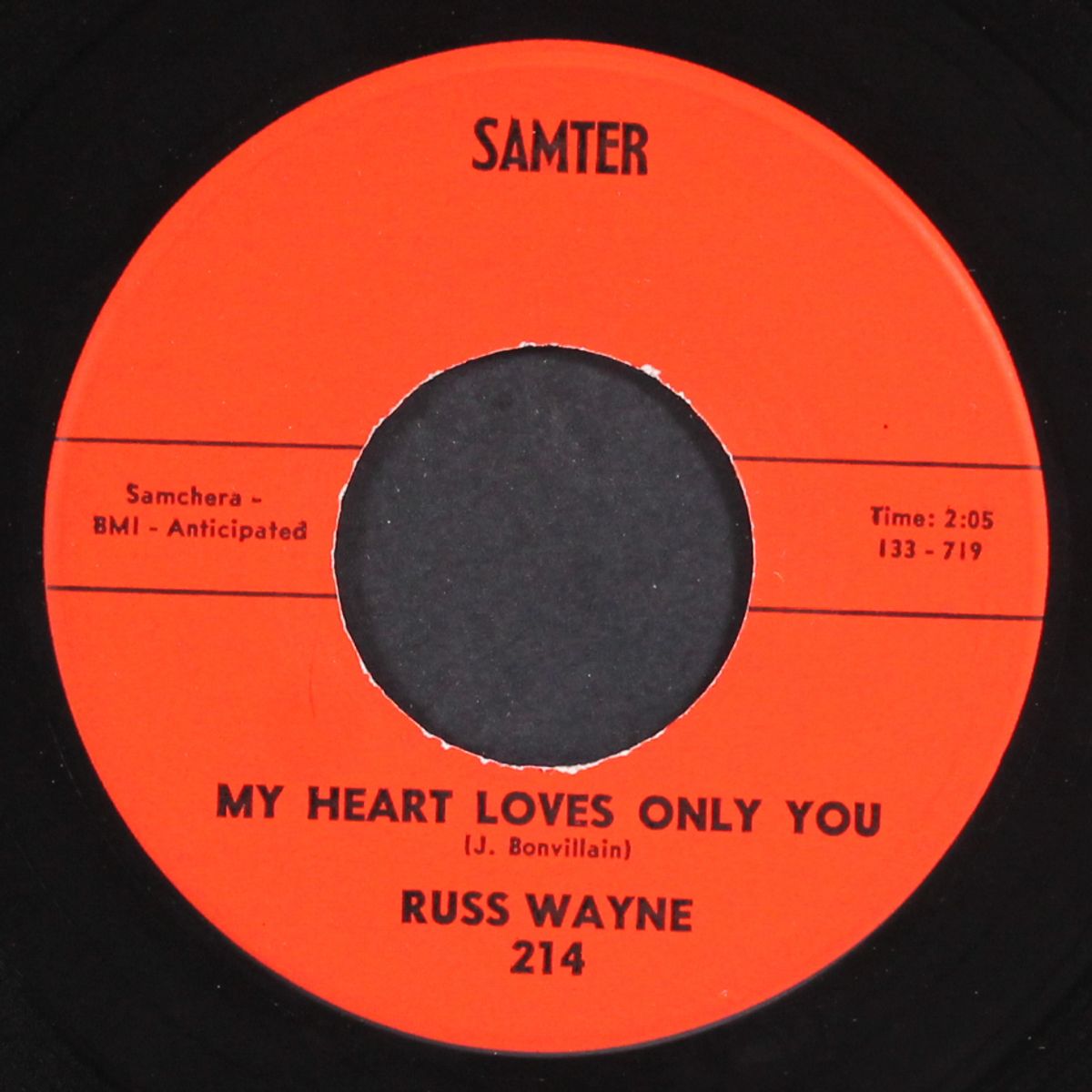 my heart loves only you / love you by RUSS WAYNE