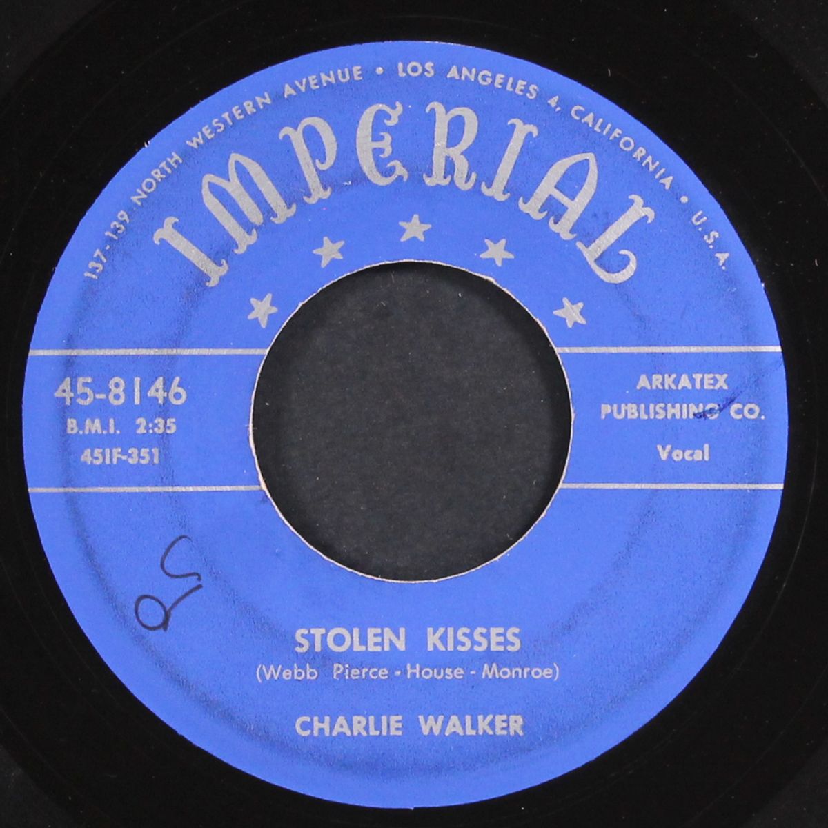 i'm looking for another you / stolen kisses by CHARLIE WALKER