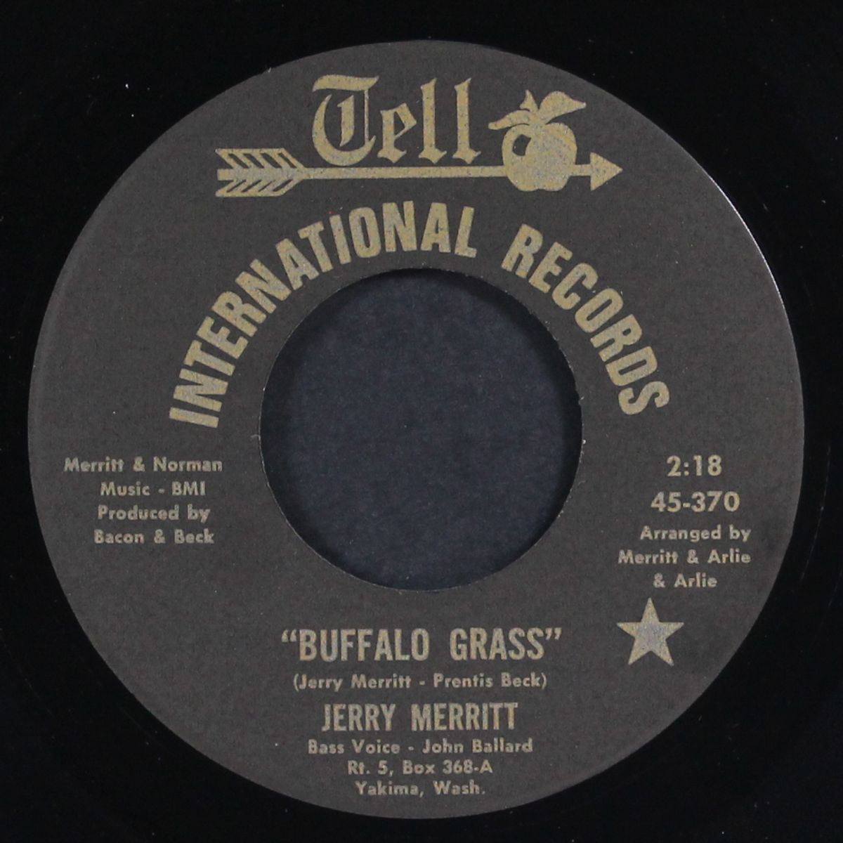 buffalo grass / every man needs an island by JERRY MERRITT