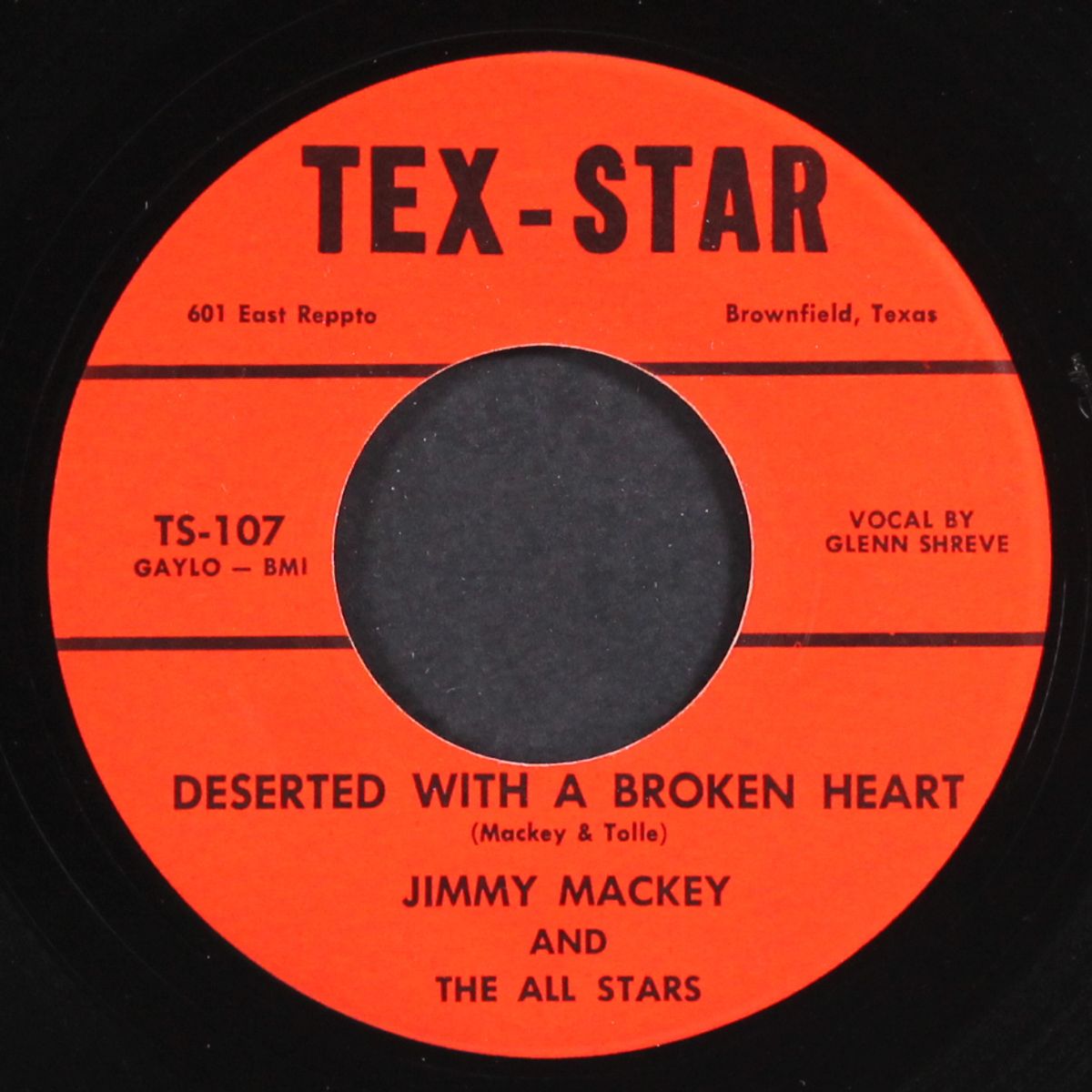 deserted with a broken heart / liberty by JIMMY MACKEY & ALL STARS