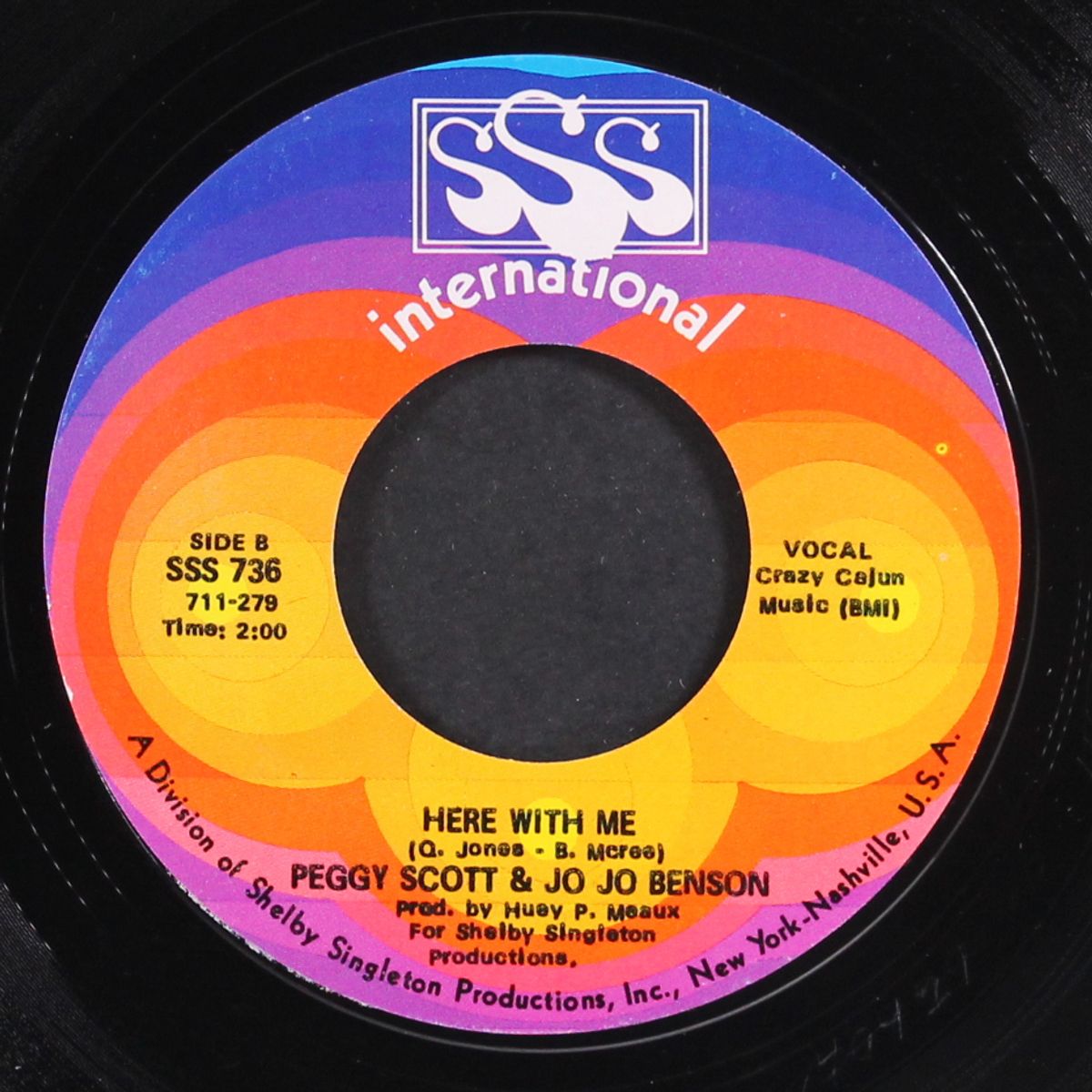 lover's holiday / here with me by PEGGY SCOTT & JO JO BENSON