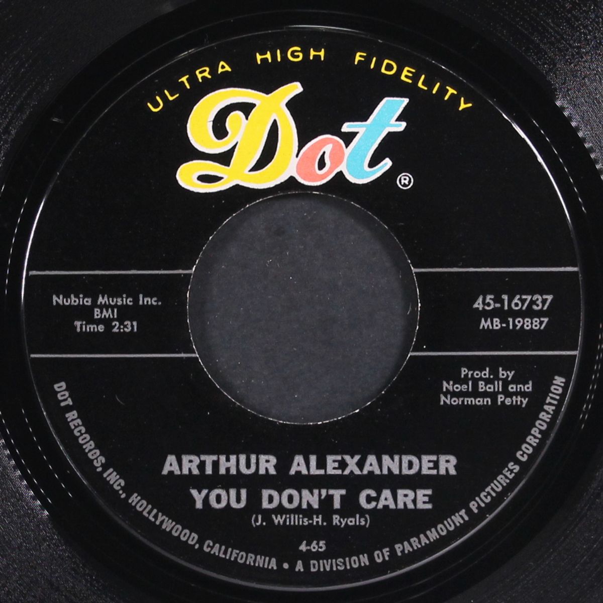 you don't care / detroit city by ARTHUR ALEXANDER