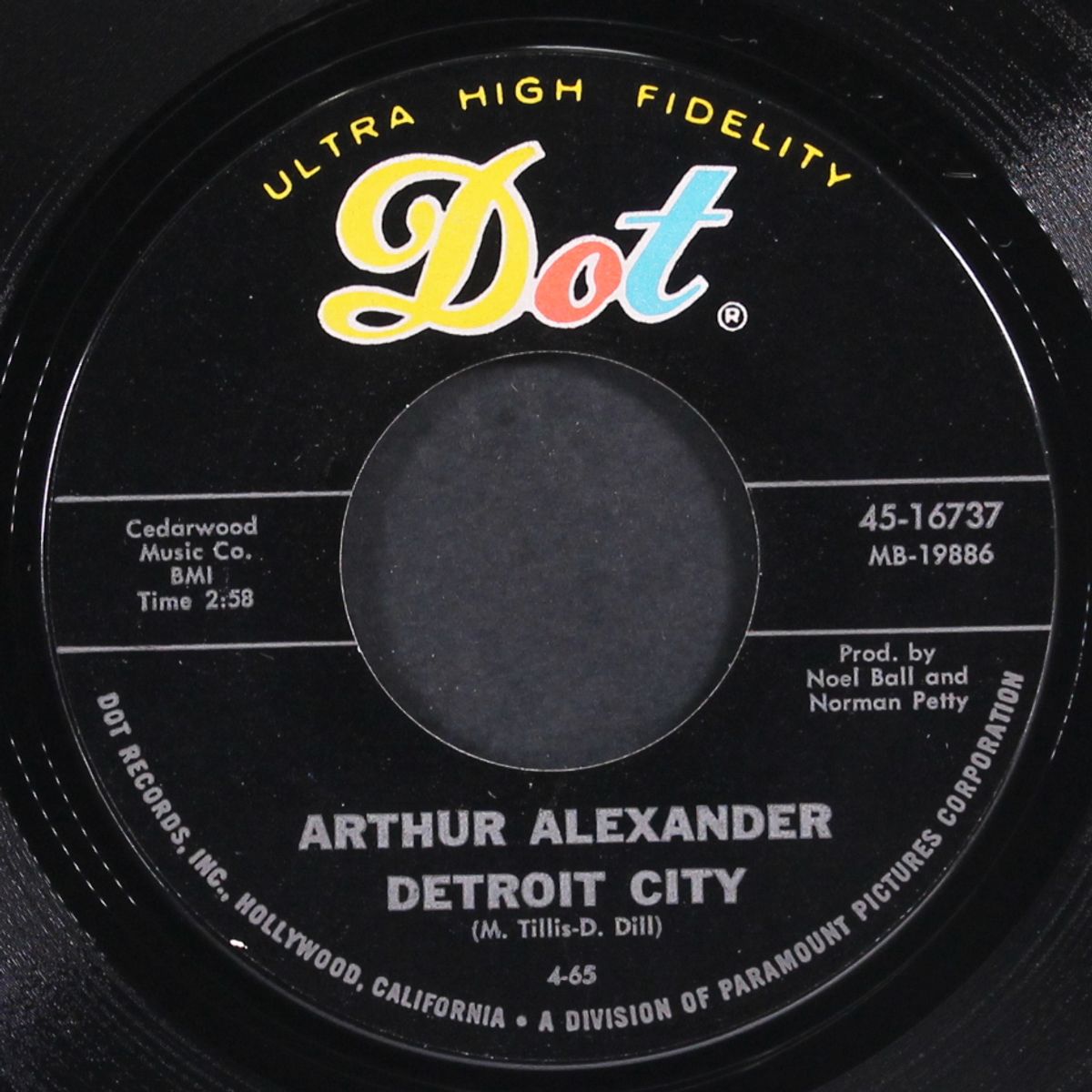 you don't care / detroit city by ARTHUR ALEXANDER