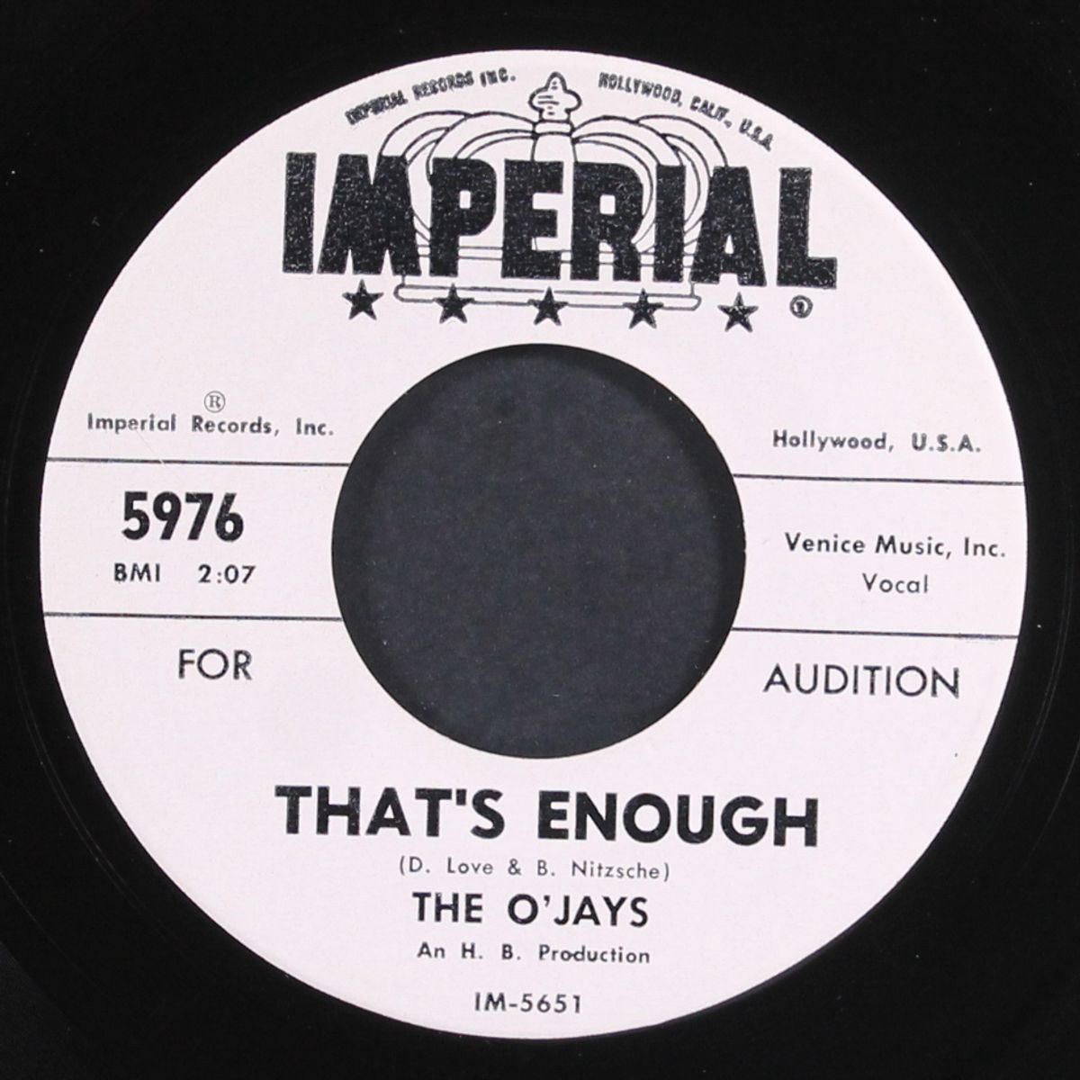 lonely drifter / that's enough by O'JAYS