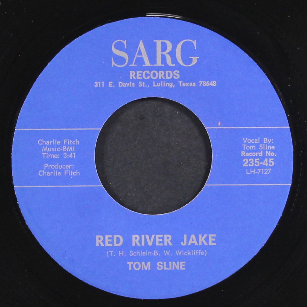 red river jake / it is hard to believe by TOM SLINE