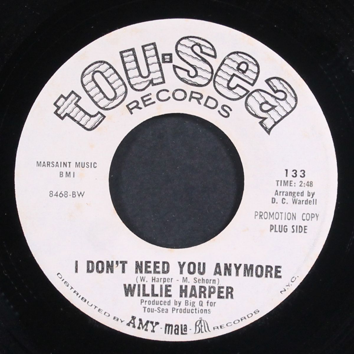 i don't need you anymore / a certain girl by WILLIE HARPER