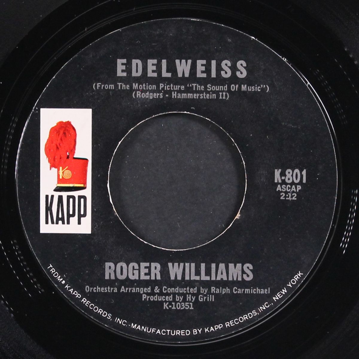 sunrise, sunset / edelweiss by ROGER WILLIAMS