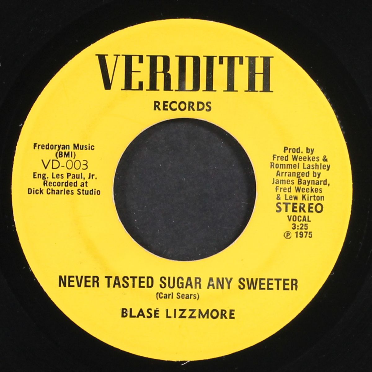 never tasted sugar any sweeter / instro by BLASE LIZZMORE