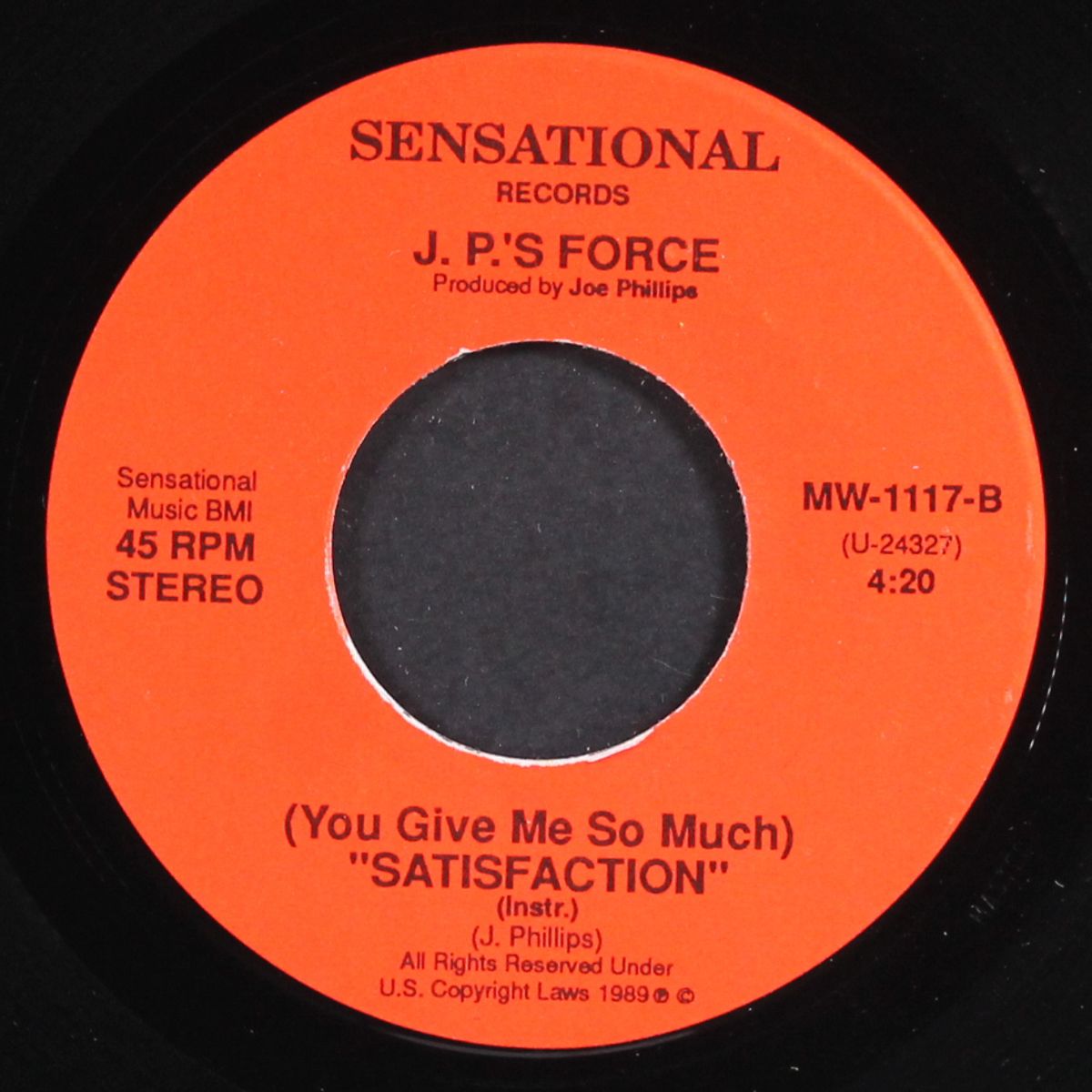 satisfaction by J.P.'S FORCE