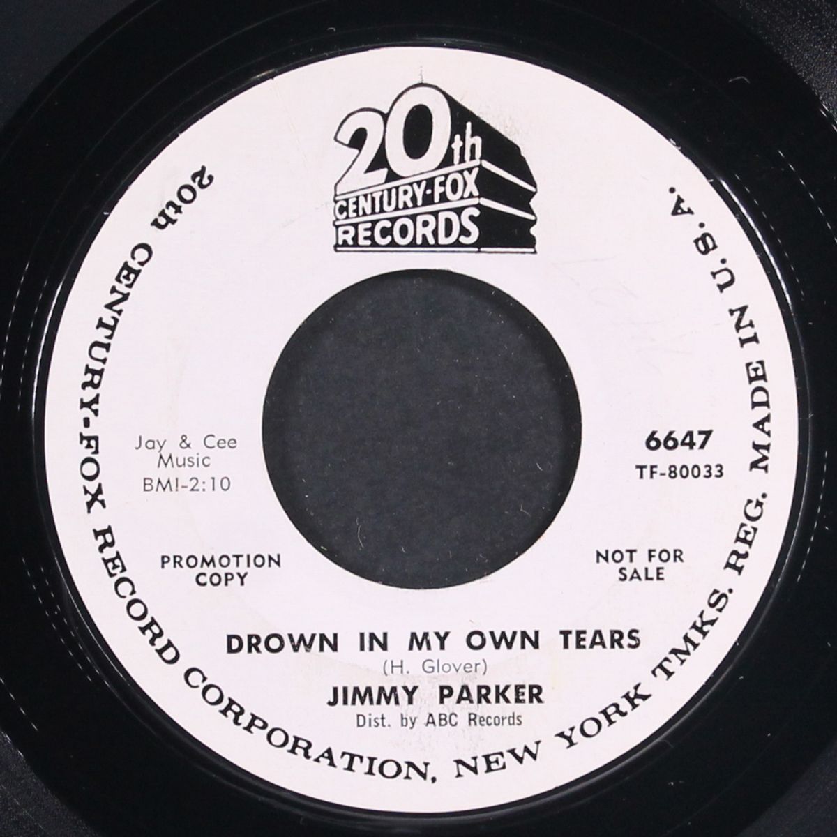 drown in my own tears by JIMMY PARKER