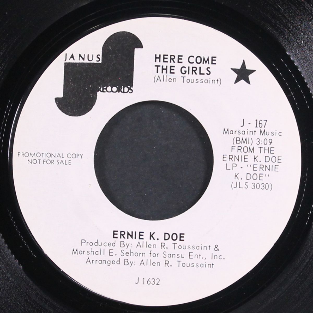 here come the girls / a long way back from home by ERNIE K. DOE
