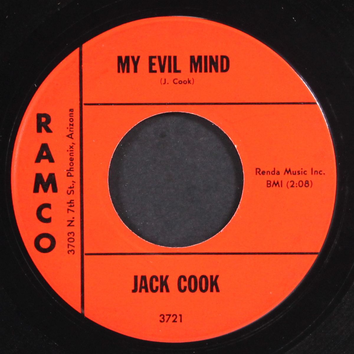 my evil mind / walk another mile by JACK COOK