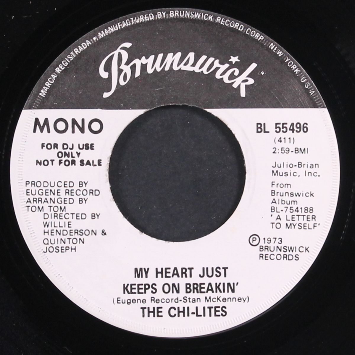 my heart just keeps on breakin' / mono by CHI-LITES