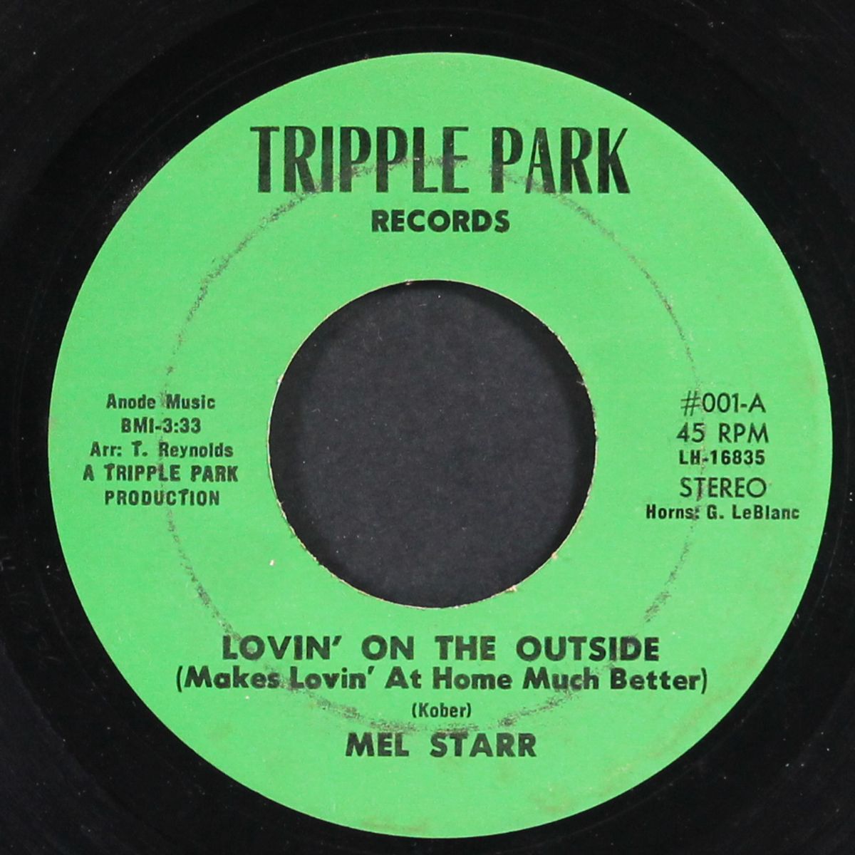 lovin' on the outside / that means so much to me by MEL STARR