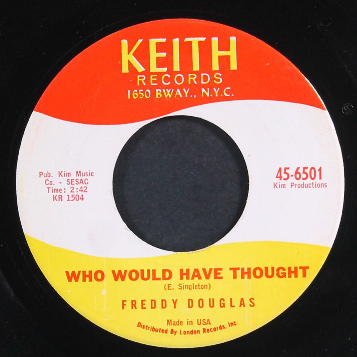 you ought to be ashamed / who would have thought by FREDDY DOUGLAS