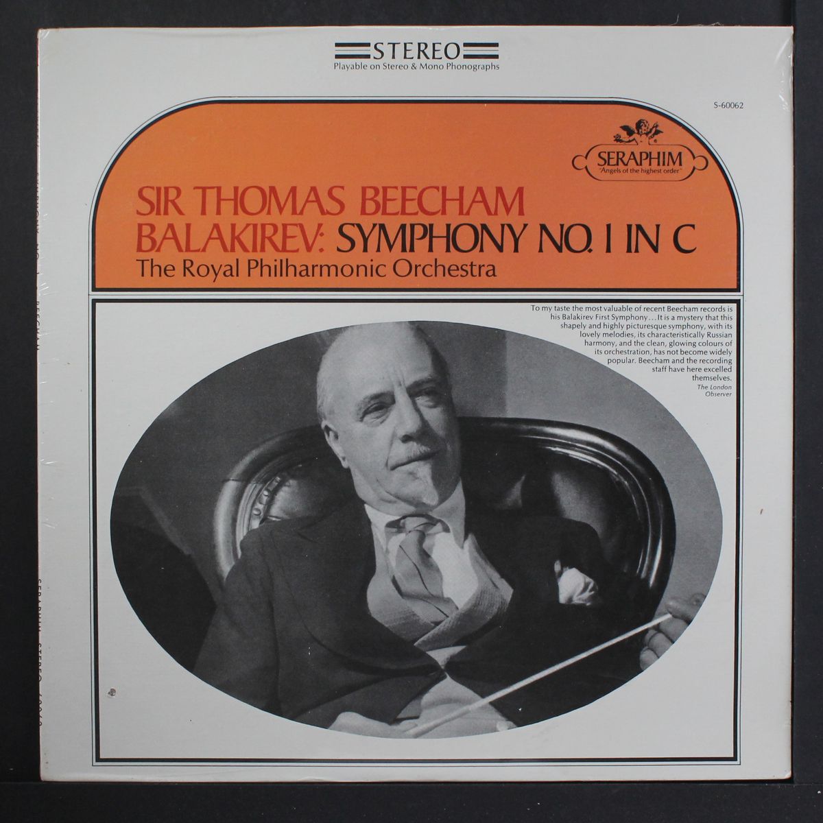 balakirev: symphony no. 1 by SIR THOMAS BEECHAM